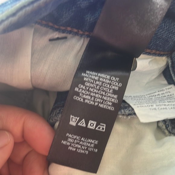 Kenneth Cole Ladies' Button Fly High Rise Straight Leg Comfort Stretch Jean - Picture 7 of 11